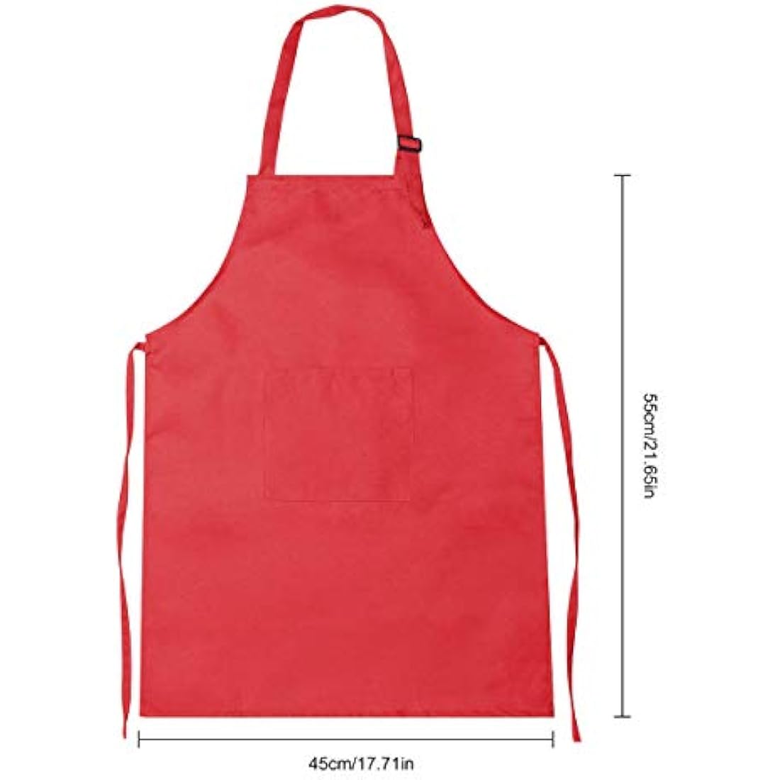Kids Apron and Chef Hat Set – White Adjustable Bib with Pockets