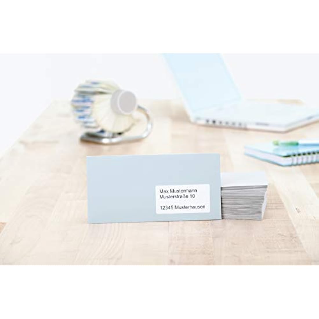 HERMA White Multipurpose Labels | 88.9 x 46.6 mm | 1200 Blank Stickers