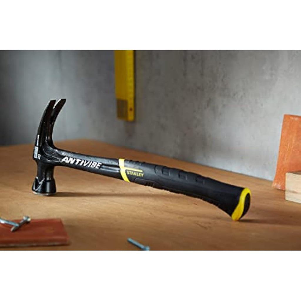 Stanley FatMax 20oz Antivibe Steel Rip Claw Hammer – 570g Forged