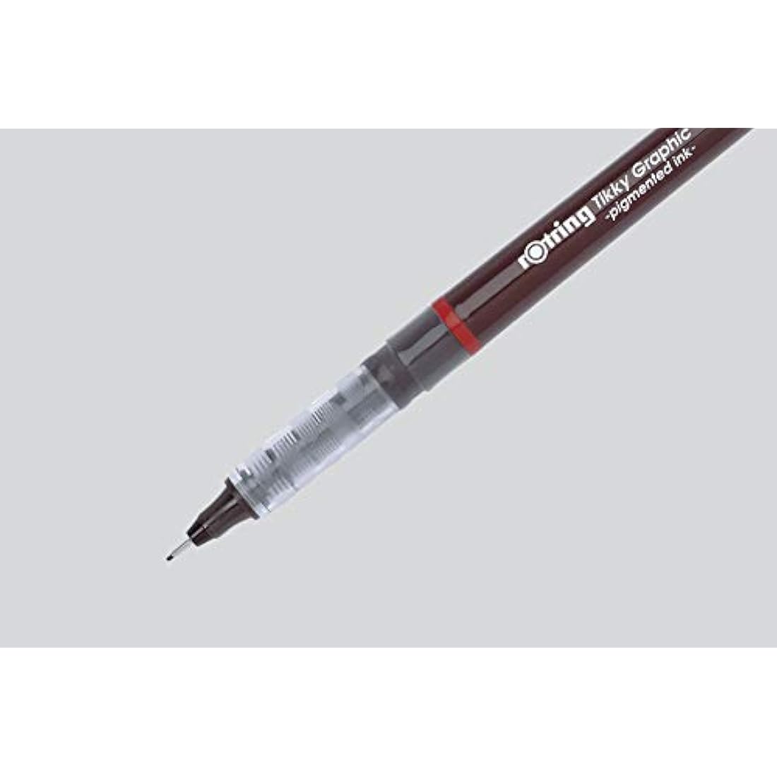 Rotring Tikky Graphic Fineliner Pen - 0.1 mm Precision Marker, Burgundy