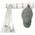 Umbra Flip 5-Hook Wall Mounted Coat Rack – Modern White/Nickel Hanger