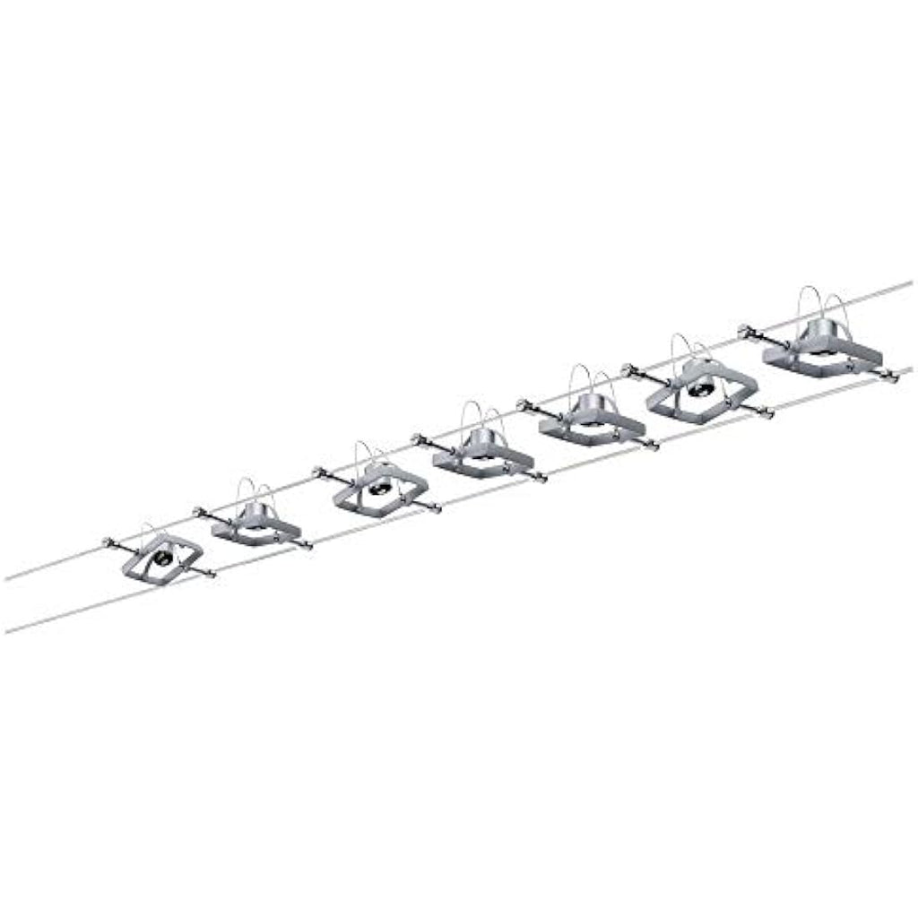 Paulmann Mac II Cable Lighting System – Matt Chrome Ceiling Wire Set