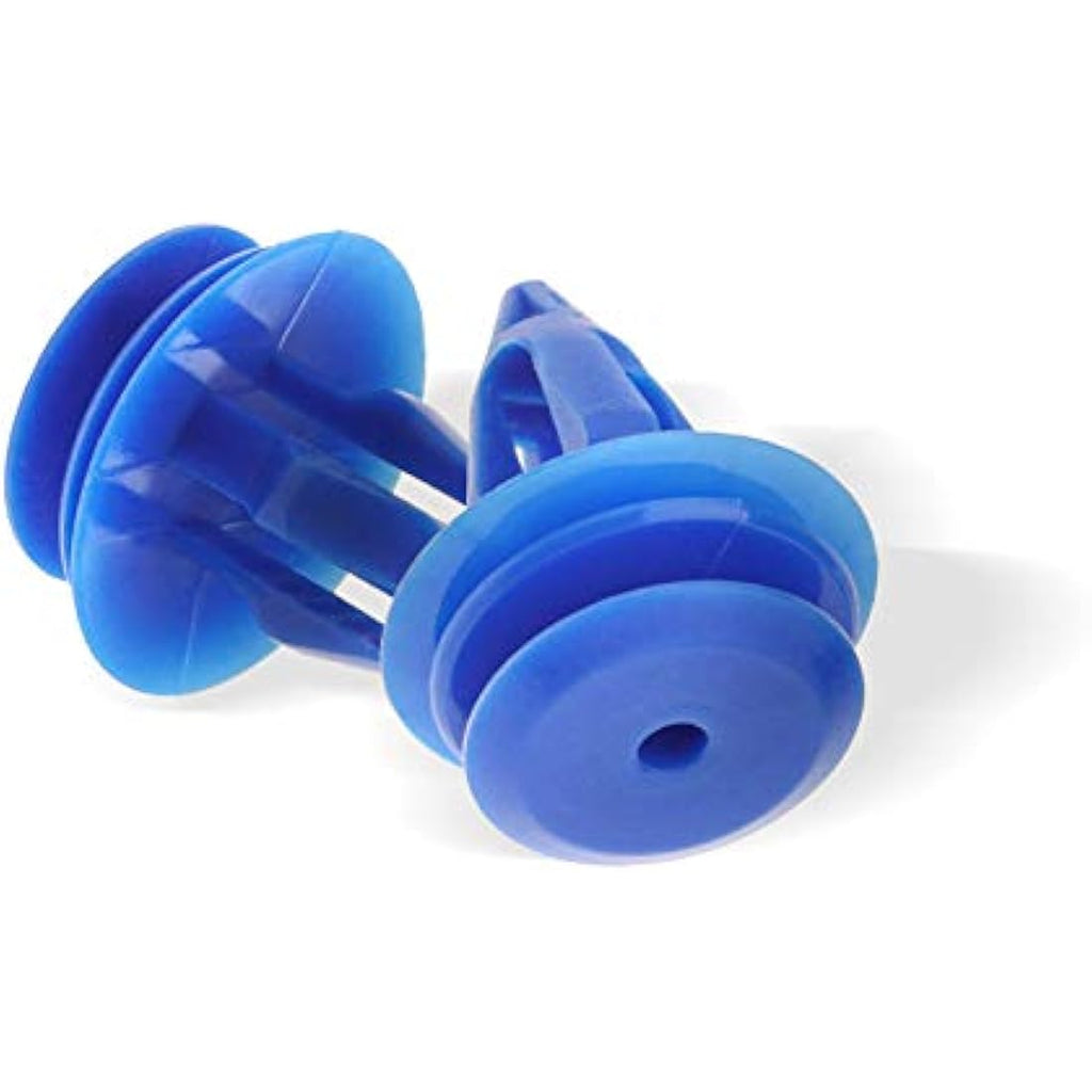 YINETTECH 50x Wheel Arch Trim Clips | Blue Plastic Fasteners for Range Rover