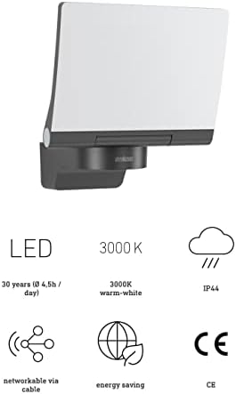 Steinel XLED PRO 240 LED Spotlight | 19.3W Outdoor Floodlight Anthracite