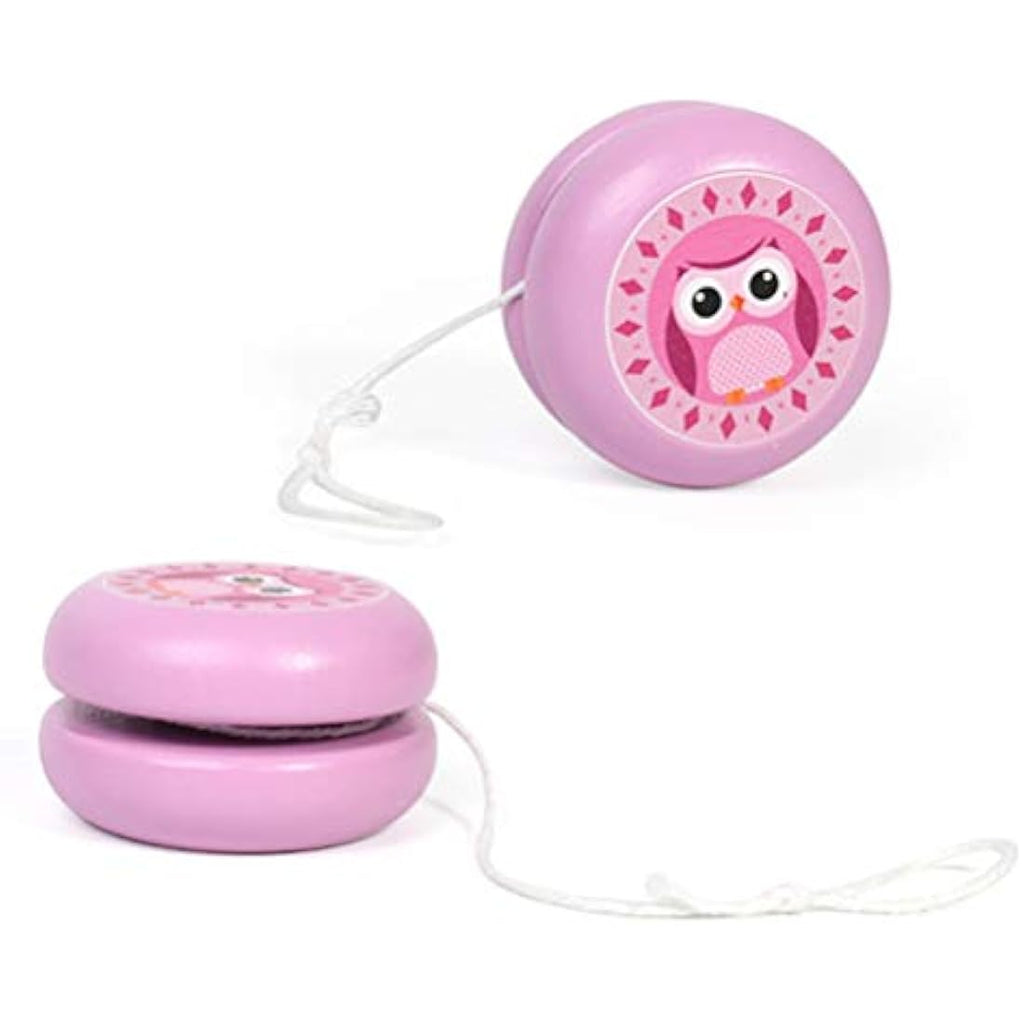 Cartoon Animal Yoyo Toys – 2pc Classic Wooden Kids Toys
