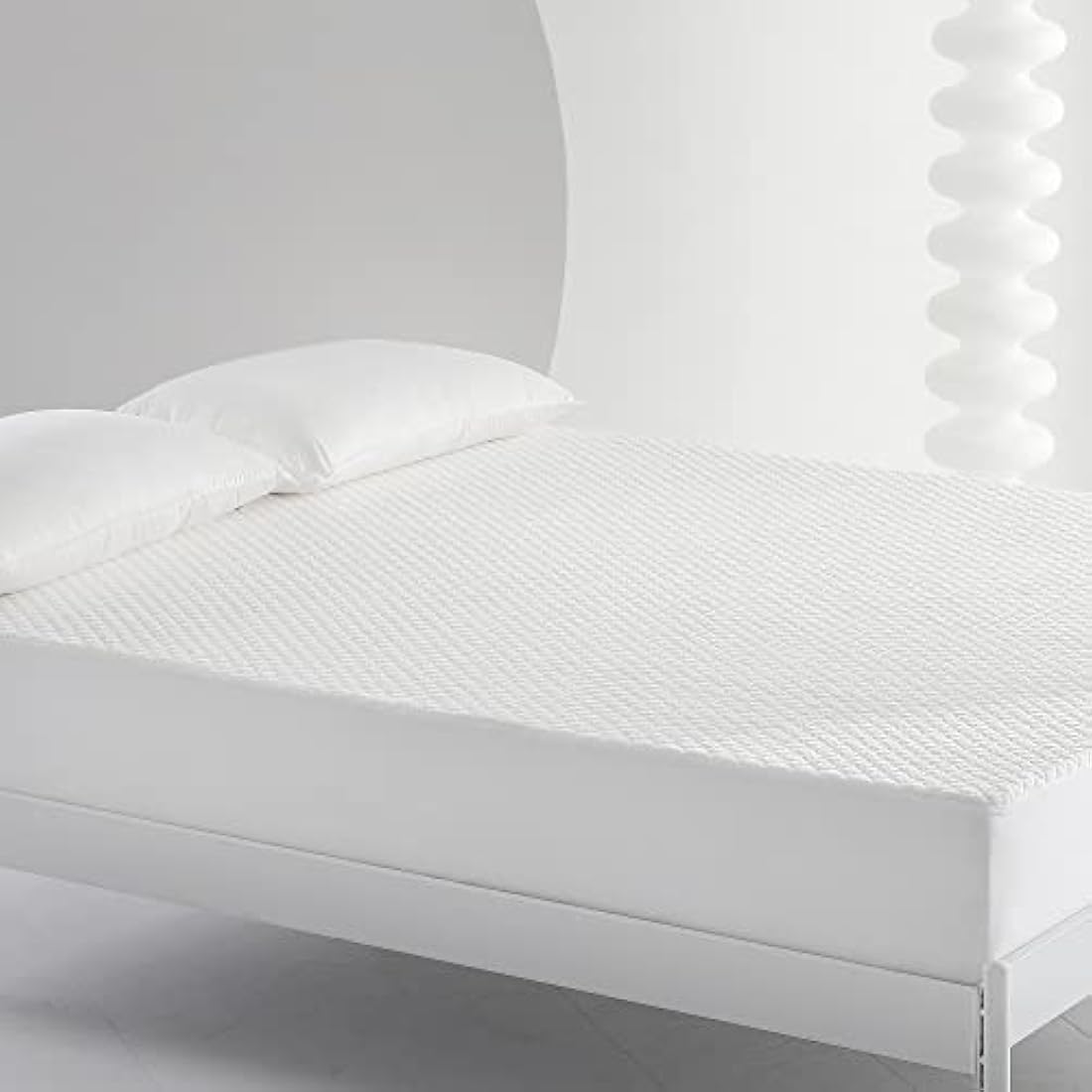 Coriwell Super King Waterproof Mattress Protector – Bamboo Deep Pocket White