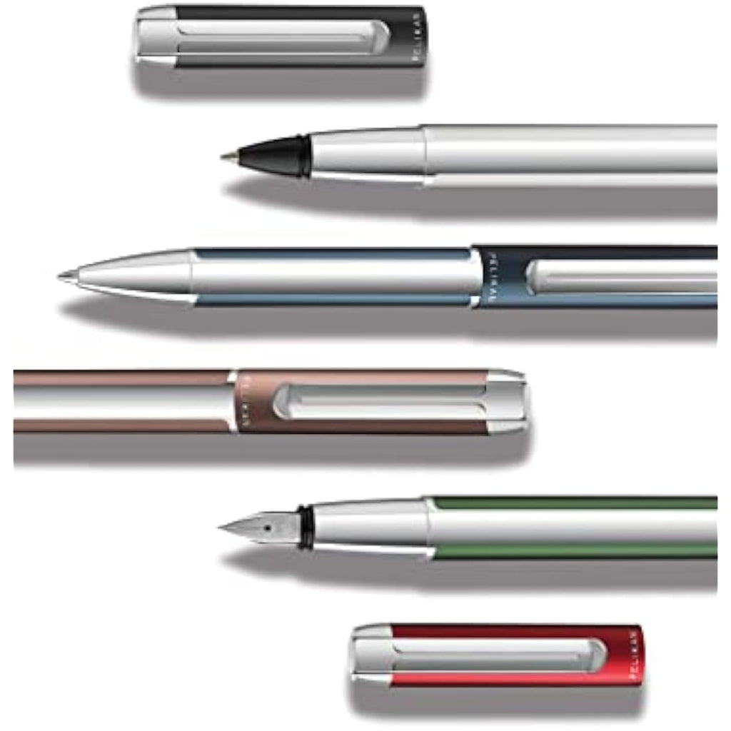 Pelikan Pura Rollerball Pen – Bordeaux Aluminium with Refill 338