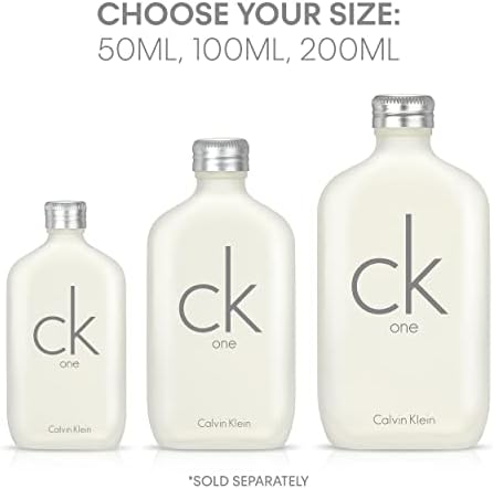 Calvin Klein CK One Unisex Eau de Toilette – Citrus & Aromatic – 200ml
