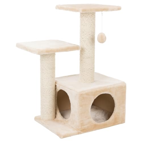 Trixie Valencia Cat Scratching Post – Durable Plastic Base, 28 cm