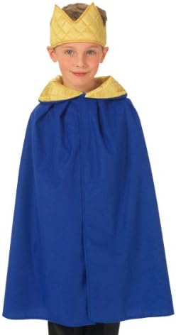 Charlie Crow Kids King or Queen Nativity Cloak Costume - Ages 3-8