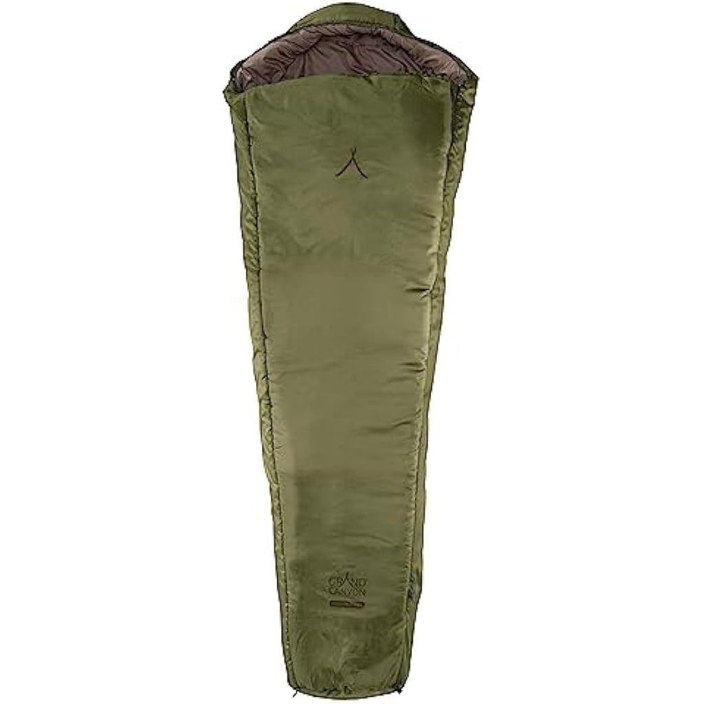 Grand Canyon Fairbanks 190 Mummy Sleeping Bag – -4°C Limit – Capulet Olive