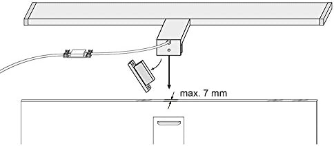 SEBSON LED Bathroom Mirror Light 60cm | 12W 4000K IP44 Cabinet Lamp