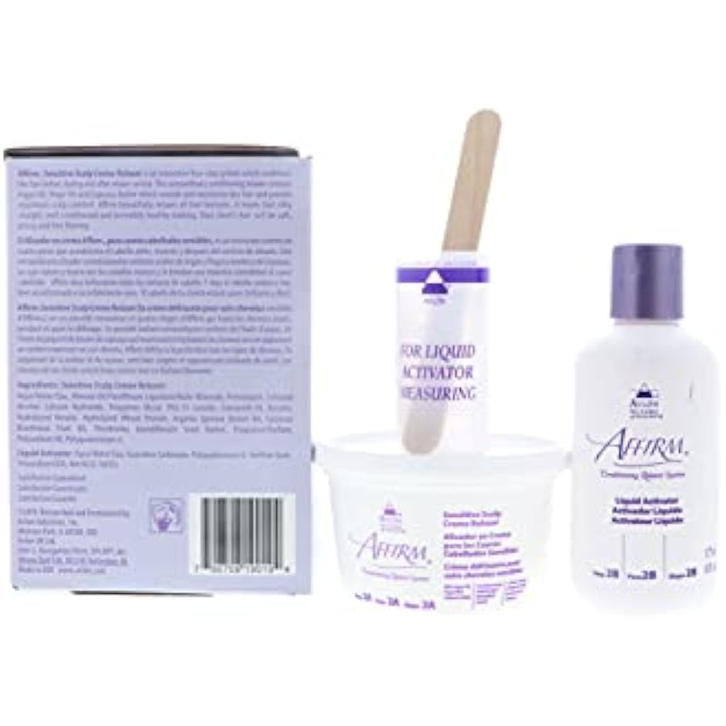 Affirm Hair Relaxer Kit – Professional Mild/Normal Strength, 4 Applications