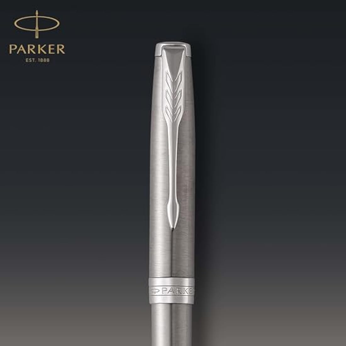 Parker Sonnet Ballpoint Pen – Stainless Steel with Palladium Trim