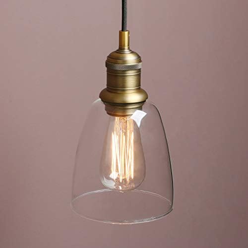 Jolof Store Industrial Glass Pendant Light – Antique Edison Chandelier