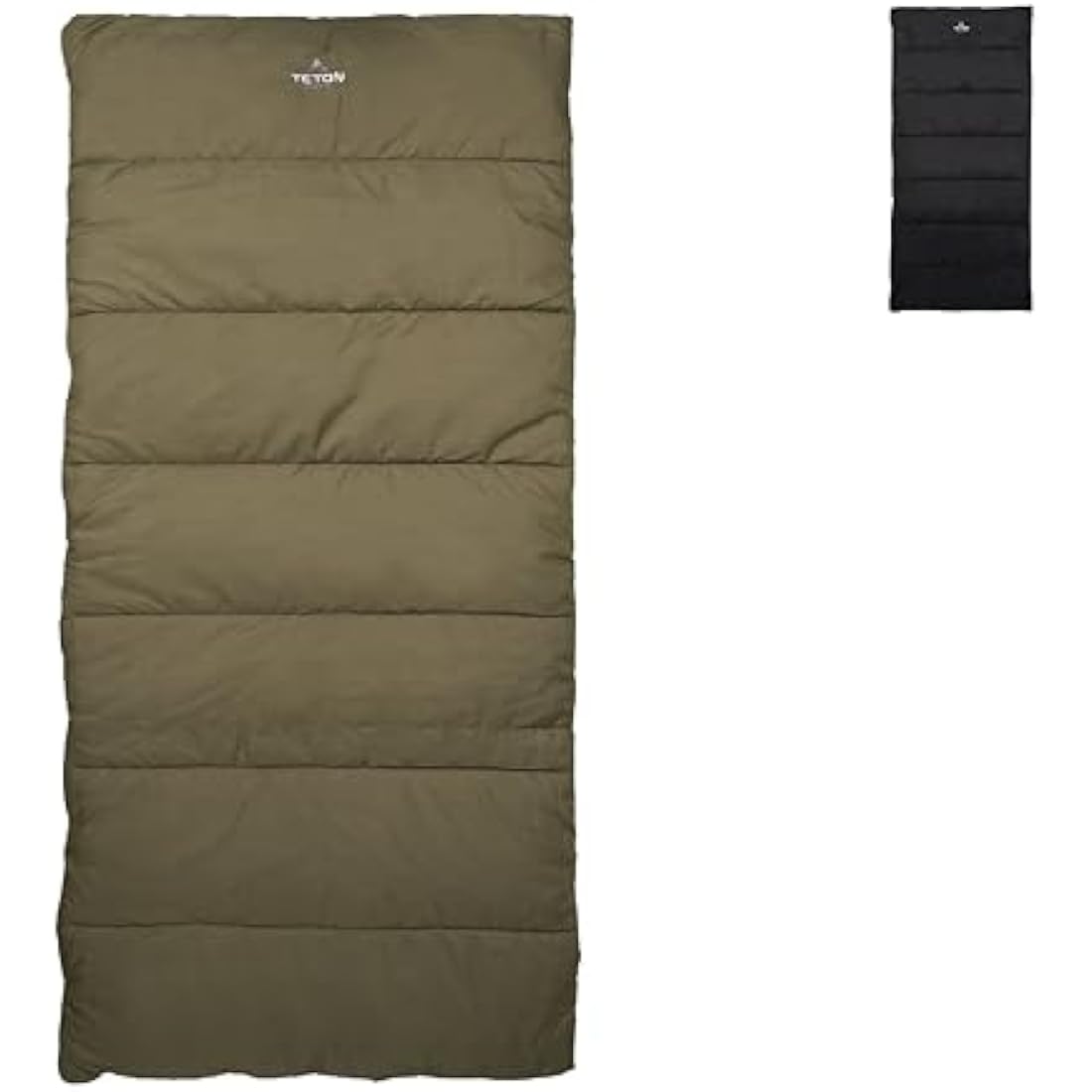 TETON Sports Evergreen Sleeping Bag – Large Camping Bag with Phone Pocket