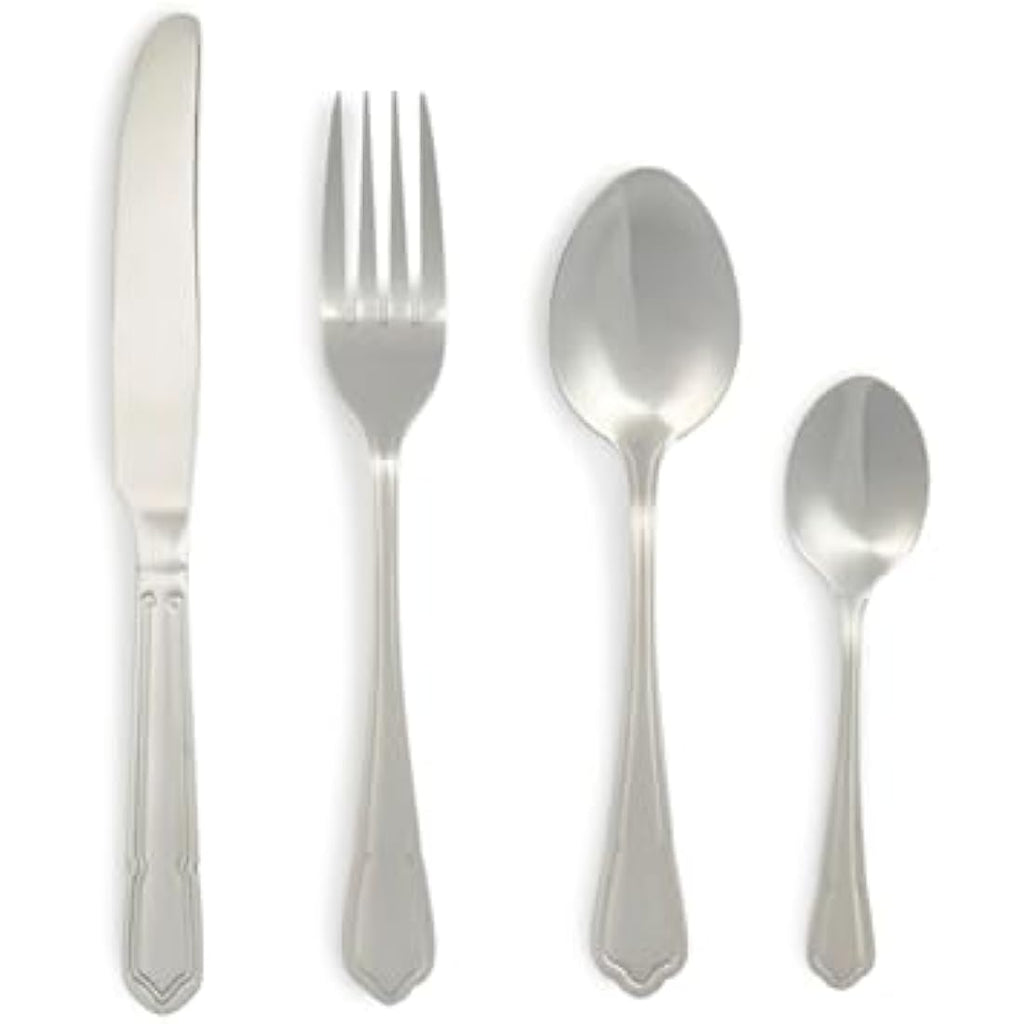 Salter Richmond 24-Piece Cutlery Set | 18/10 Stainless Steel Flatware