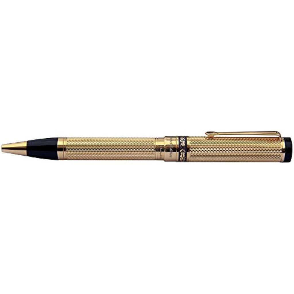 Xezo Tribune 18K Gold Plated Ballpoint Pen | Limited Edition Brass