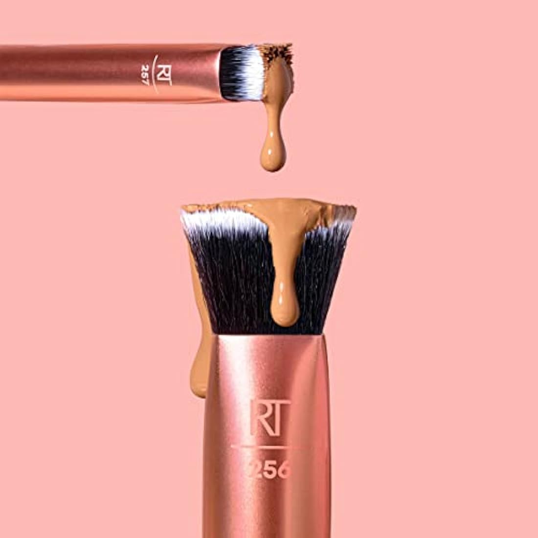 Real Techniques Face Base Makeup Brush Set - 4 Piece Blending Kit