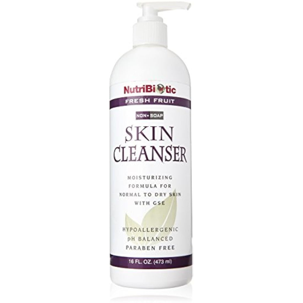 NutriBiotic Fresh Fruit Skin Cleanser – Non-Soap & pH-Balanced, 16 oz
