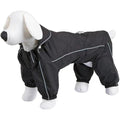 Kerbl Manchester Dog Raincoat – Waterproof Reflective Black, XXXL