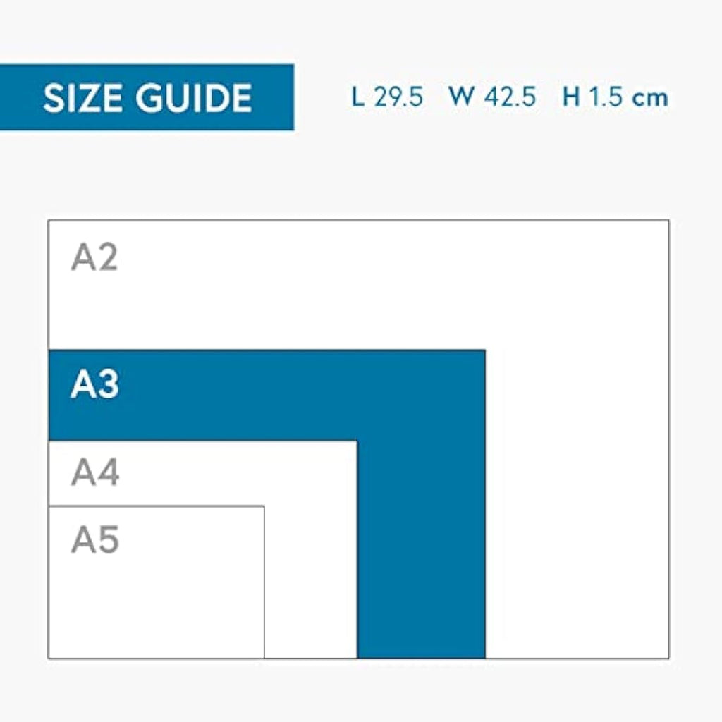 Clear Mind Concepts A3 Weekly Planner Desk Pad – Undated PU Leather
