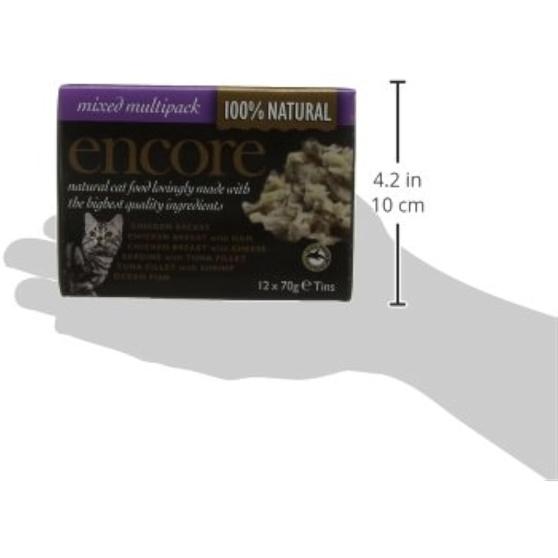 Encore Natural Wet Cat Food - Chicken & Fish Selection - 48 x 70g Tins