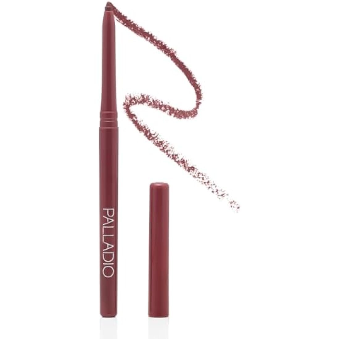 Palladio Retractable Waterproof Lip Liner – Creamy Long-Wear Pencil, Plum