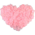 RuiChy 1000pcs Pink Silk Artificial Rose Petals for Wedding Decoration