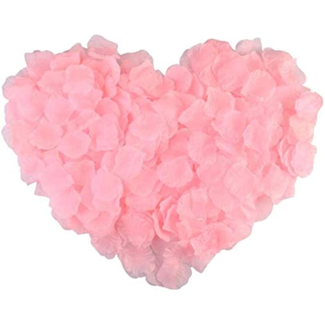 RuiChy 1000pcs Pink Silk Artificial Rose Petals for Wedding Decoration