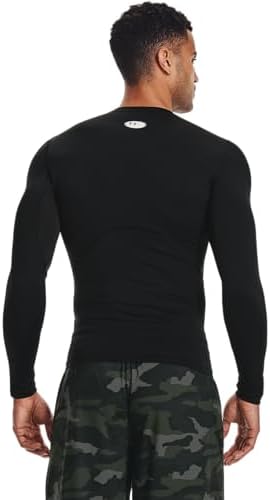 Under Armour Men's HeatGear Long Sleeve Compression Shirt - Midnight Navy