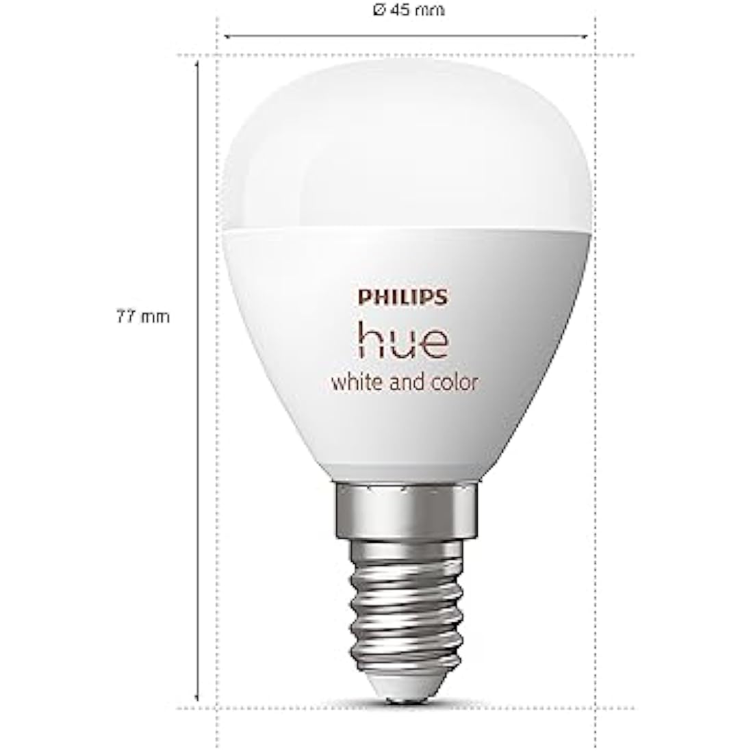 Philips Hue White & Colour Ambiance E14 Luster Smart LED Bulb – 1 Pack