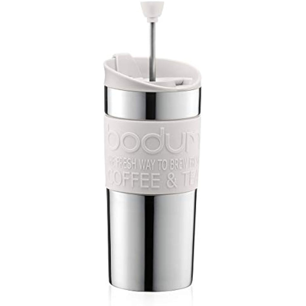 Bodum Travel French Press Coffee Maker – 12 oz Vacuum Stainless Steel