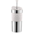 Bodum Travel French Press Coffee Maker – 12 oz Vacuum Stainless Steel