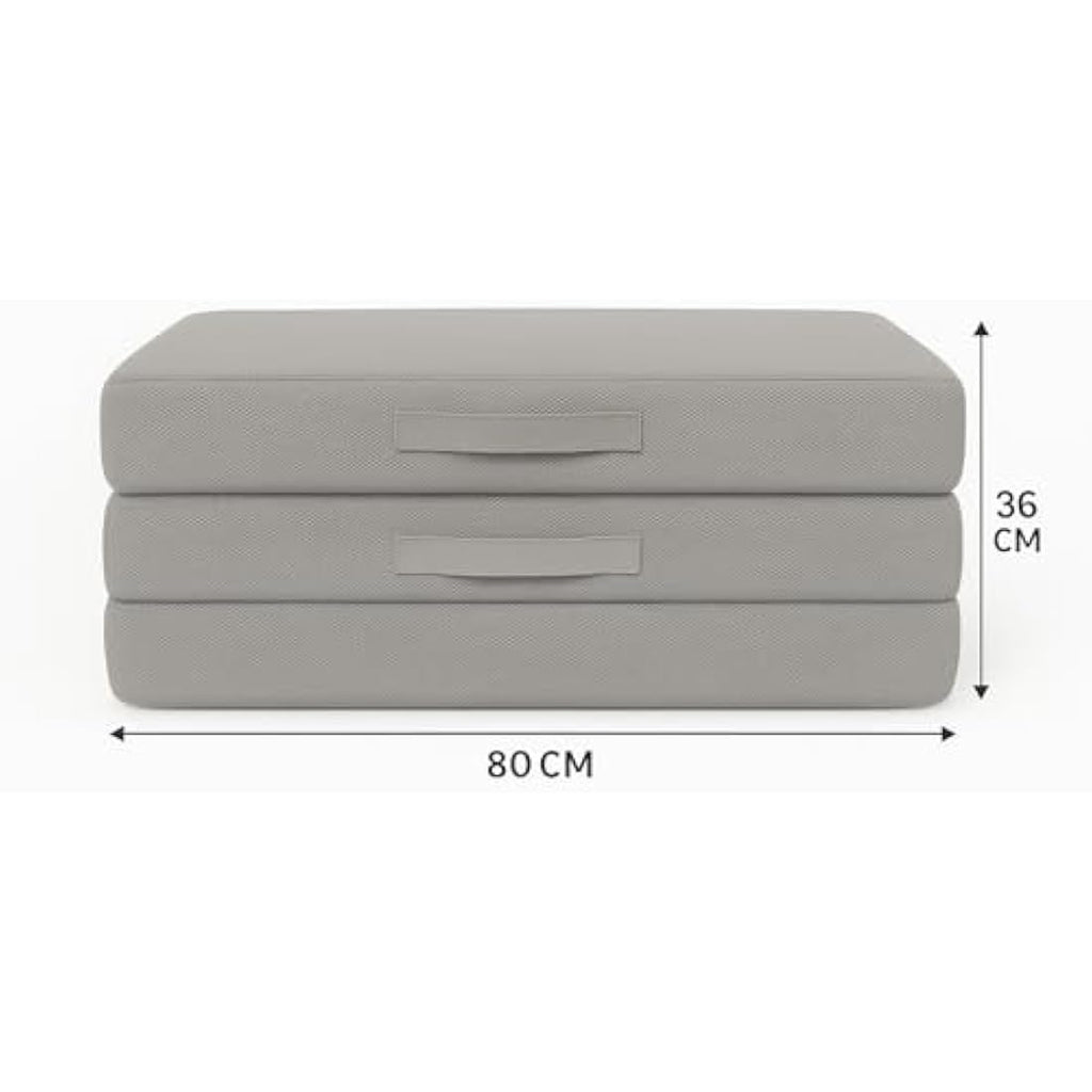 BBLOSSOM Tri-fold Folding Mattress – Portable High-Density Foam Bed
