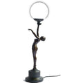 Jolof Store Nora Standing Lady Lamp – Art Deco Bronze Vintage Lighting