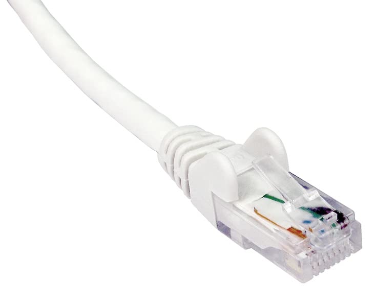 World of Data 10m White CAT6 Ethernet Cable – Gigabit LAN Patch (2 Pack)