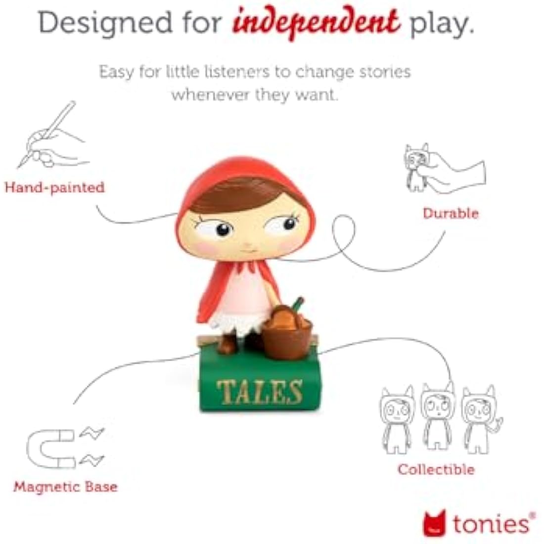 Tonies Little Red Riding Hood Audio Character – Kids Fairytales Audiobook