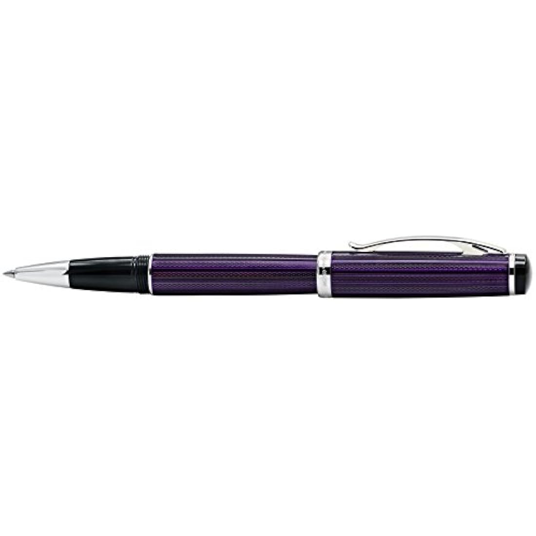 Xezo Incognito Purple Luxury Rollerball Pen | Platinum-Plated Brass