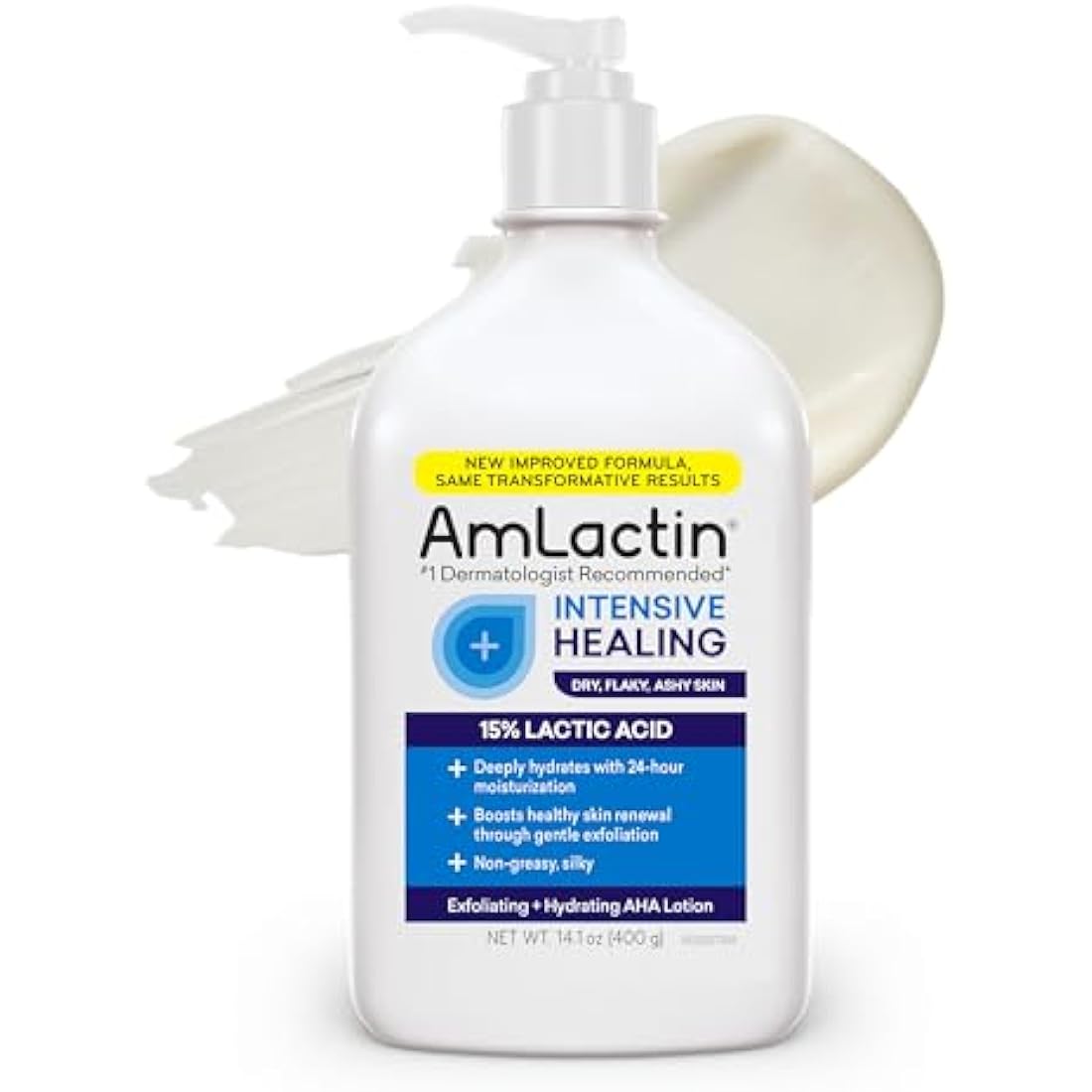 AmLactin Rapid Relief Restoring Lotion with Ceramides - 14.1 oz Pump