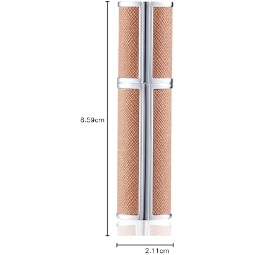 SUBORAWOS Refillable Perfume Atomiser – 5ml Leather Travel Spray Bottle