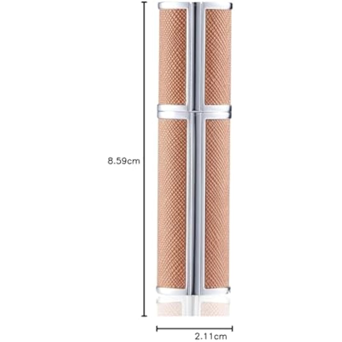 SUBORAWOS Refillable Perfume Atomiser – 5ml Leather Travel Spray Bottle
