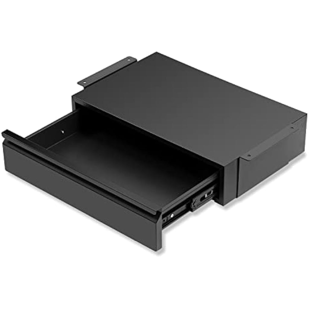OSteed Large Under Desk Drawer – Metal Pull-Out Shelf Organizer