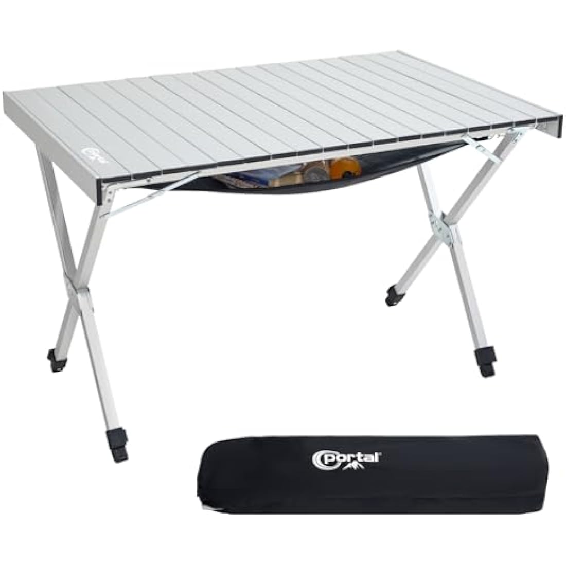 Portal Aluminum Camping Table | Large Folding Height Adjustable Desk