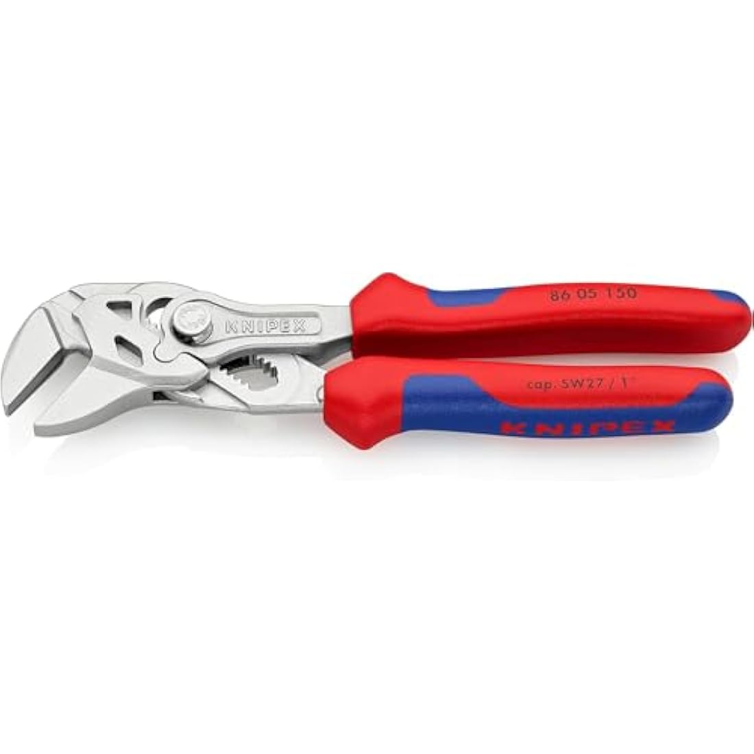 Knipex 150mm Pliers Wrench – Chrome-Plated with Multi-Component Grip