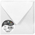Clairefontaine Pollen Iridescent Square Envelopes - White 140mm (20 Pack)