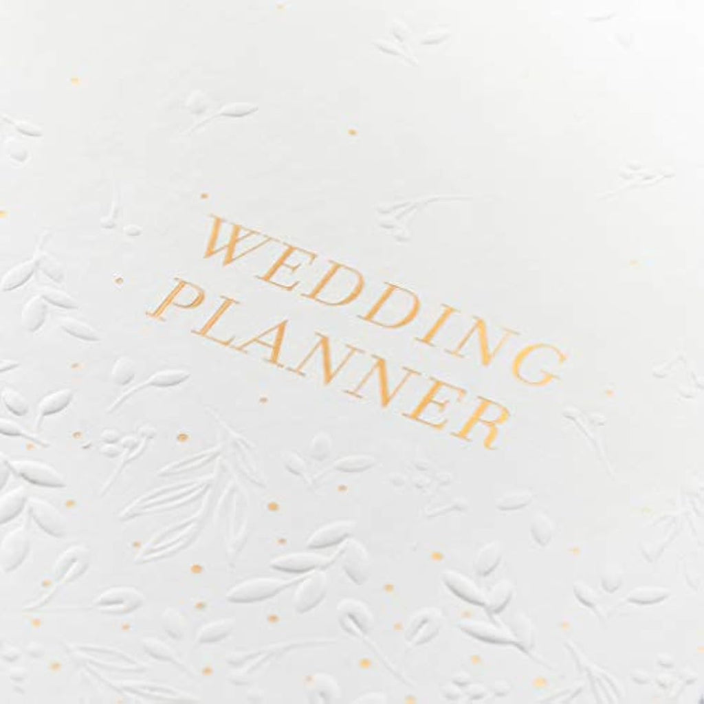 Busy B Wedding Planner – White & Gold Spiral-Bound Bridal Organiser