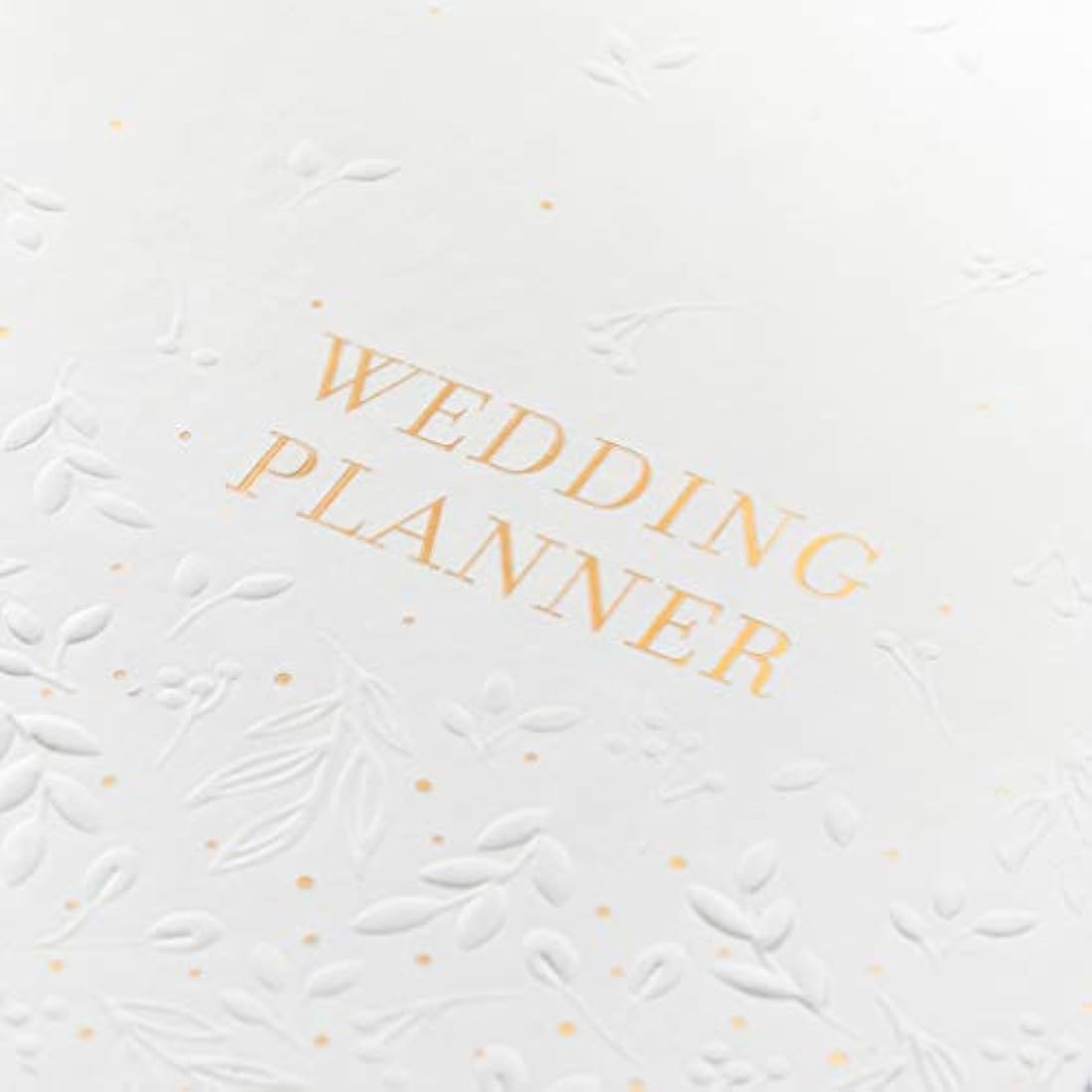 Busy B Wedding Planner – White & Gold Spiral-Bound Bridal Organiser