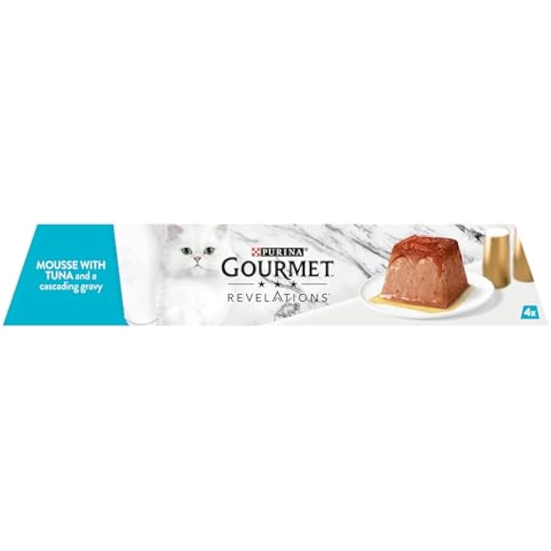 Gourmet Revelations Tuna Mousse Wet Cat Food - 24 x 57g Bulk Pack