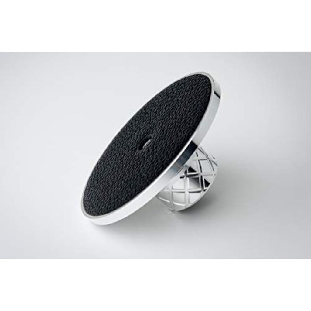 Pro-Ject Clamp It Record Clamp - CNC Aluminium with Leather - Silver